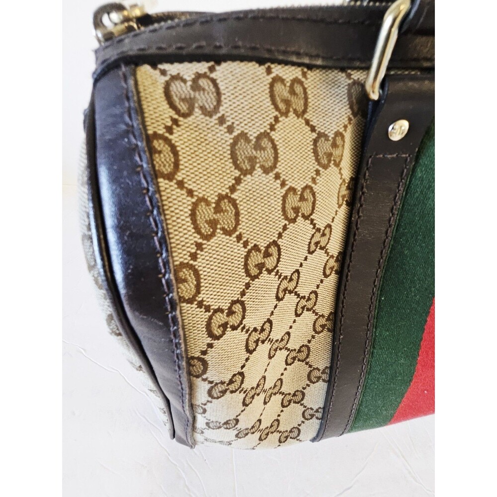 Authentic Gucci Medium Canvas GG Crossbody Bag - Picture 6 of 16
